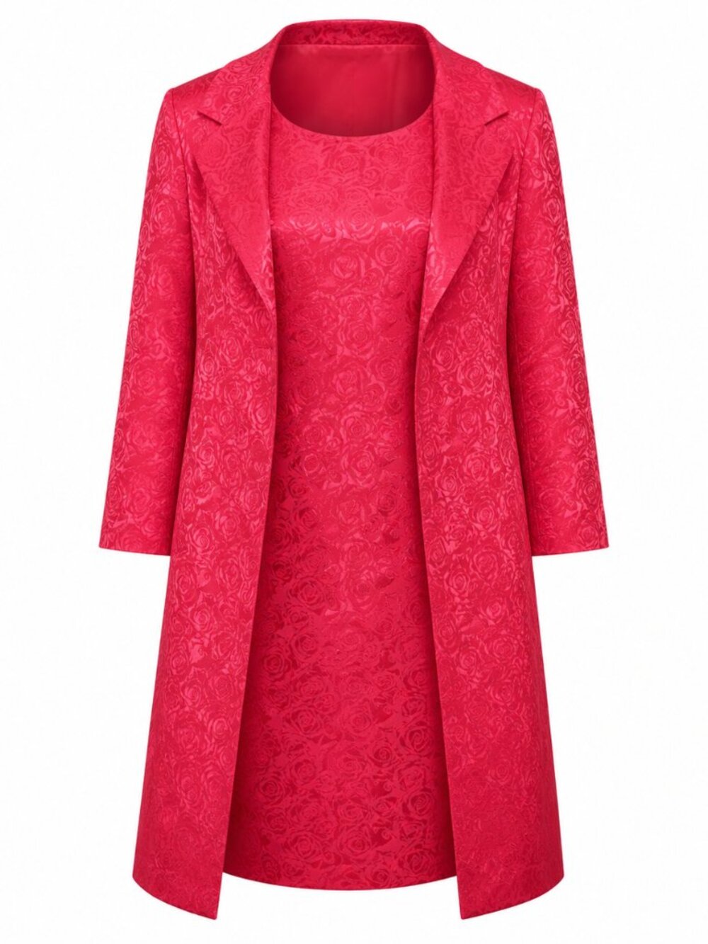 NWT John Meyer collection women’s 2-piece jacket and sheet dress size 16 coral
